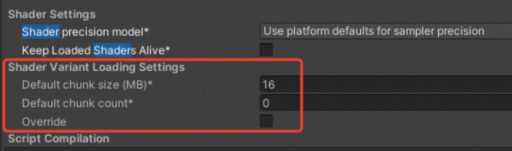 Dynamic Shader Variant Loading